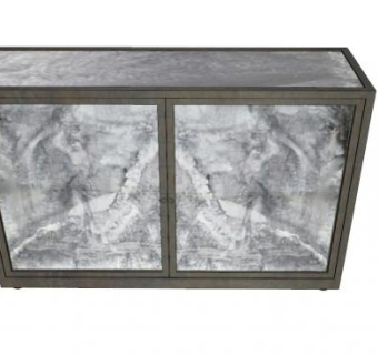 优雅大理石五斗橱SU模型下载_sketchup草图大师SKP模型