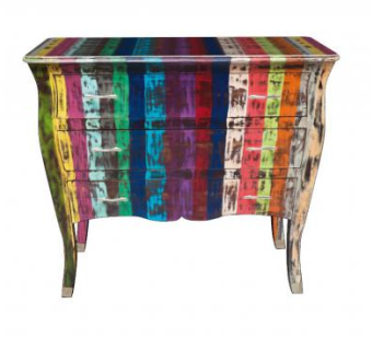 彩虹复古梳妆台SU模型下载_sketchup草图大师SKP模型