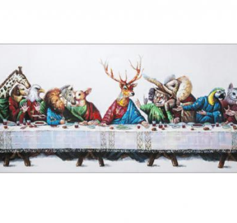 最后的晚餐动图相框SU模型下载_sketchup草图大师SKP模型