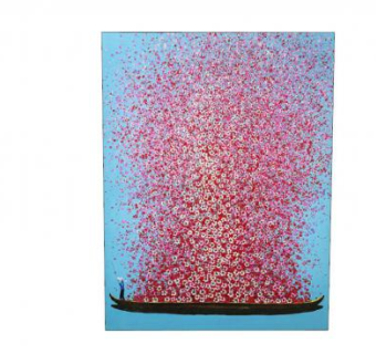 抽象船上花相框SU模型下载_sketchup草图大师SKP模型