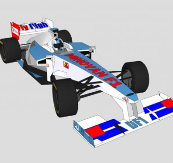 F1方程式赛车SU模型_su模型下载 草图大师模型_SKP模型