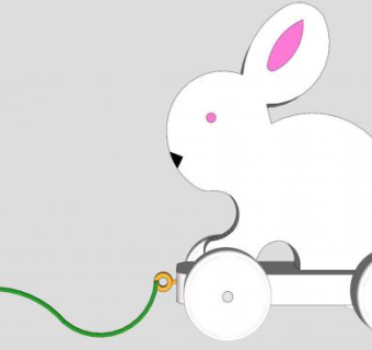 玩具木兔SU模型下载_sketchup草图大师SKP模型