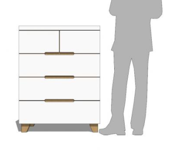 低高度抽屉柜SU模型下载_sketchup草图大师SKP模型