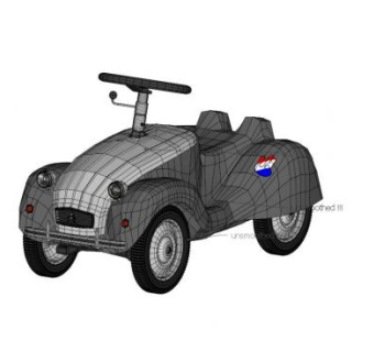 法国人鲍比汽车SU模型下载_sketchup草图大师SKP模型