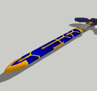 3D宝剑的SU模型设计_su模型下载 草图大师模型_SKP模型