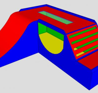 儿童滑梯玩具盒SU模型下载_sketchup草图大师SKP模型