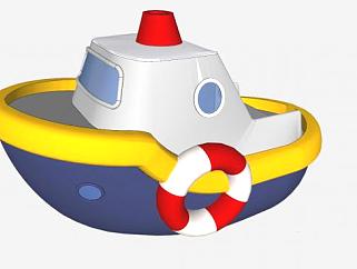 轮船<em>婴儿</em>浴玩具SU模型下载_sketchup草图大师SKP模型