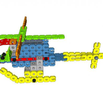 驾驶直升机玩具SU模型下载_sketchup草图大师SKP模型