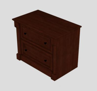 红木小型斗柜SU模型下载_sketchup草图大师SKP模型