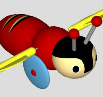 流行蜜蜂玩具SU模型下载_sketchup草图大师SKP模型