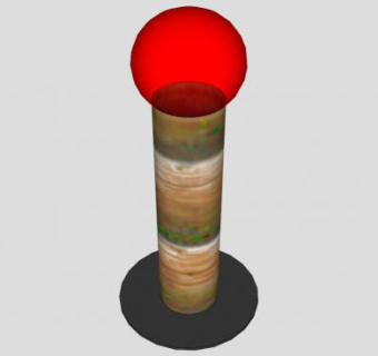 玩具落地灯SU模型下载_sketchup草图大师SKP模型