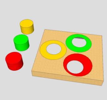 教育儿童玩具SU模型下载_sketchup草图大师SKP模型