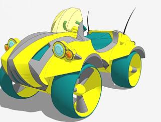 儿童机器行星骑士玩具SU模型下载_sketchup草图大师SKP模型