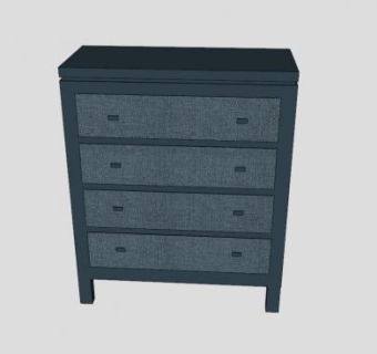 纽约五斗橱SU模型下载_sketchup草图大师SKP模型