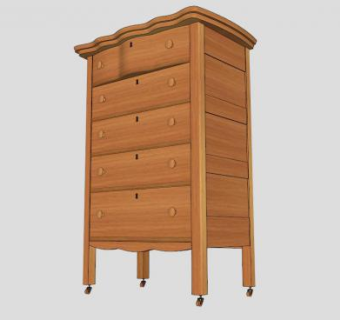 厕所五斗橱SU模型下载_sketchup草图大师SKP模型