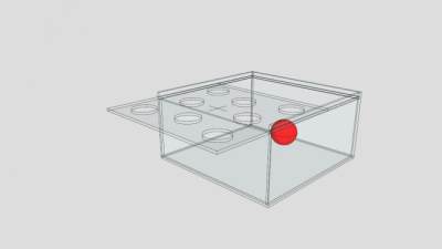 猫玩具盒SU模型下载_sketchup草图大师SKP模型