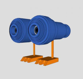 玩具总动员眼镜莱尼SU模型下载_sketchup草图大师SKP模型