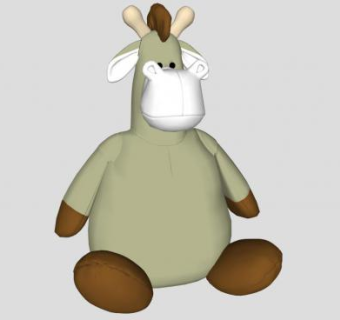 玩具牛SU模型下载_sketchup草图大师SKP模型