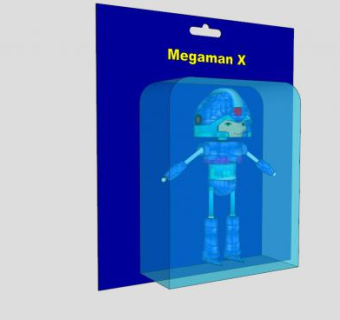 超级玩具洛克人SU模型下载_sketchup草图大师SKP模型