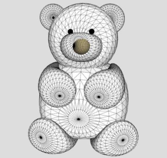 玩具熊SU模型下载_sketchup草图大师SKP模型