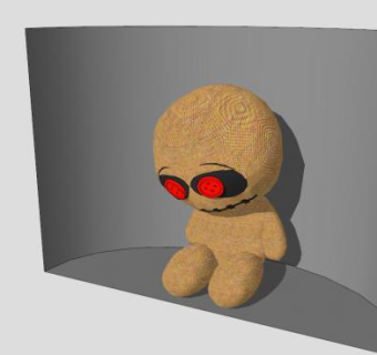 废弃玩具娃娃SU模型下载_sketchup草图大师SKP模型