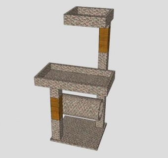 高猫玩具SU模型下载_sketchup草图大师SKP模型