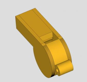玩具口哨木笛SU模型下载_sketchup草图大师SKP模型