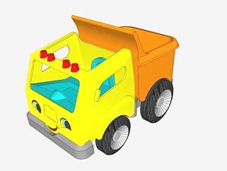 自卸<em>卡车</em>玩具SU模型下载_sketchup草图大师SKP模型
