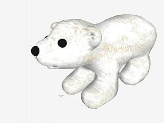 <em>北极</em>熊玩具SU模型下载_sketchup草图大师SKP模型