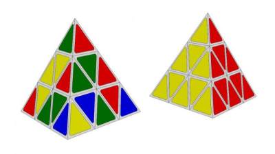 金字塔魔方玩具SU模型下载_sketchup草图大师SKP模型