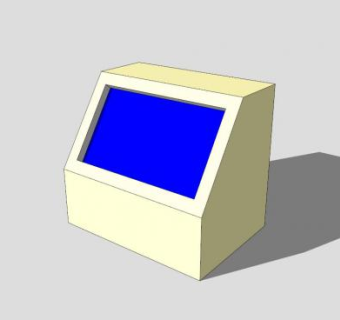 现代玩具盒子SU模型下载_sketchup草图大师SKP模型