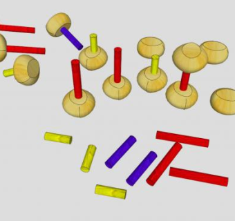 玩具总动员2小玩意SU模型下载_sketchup草图大师SKP模型