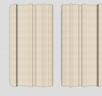 谢幕窗帘SU模型下载_sketchup草图大师SKP模型
