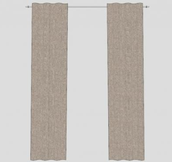 现代棕色吊带帘SU模型下载_sketchup草图大师SKP模型