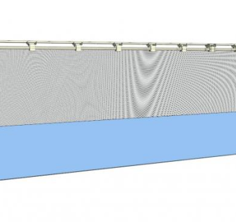 顶滚体操分帘SU模型下载_sketchup草图大师SKP模型