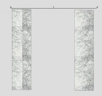树木窗帘SU模型下载_sketchup草图大师SKP模型