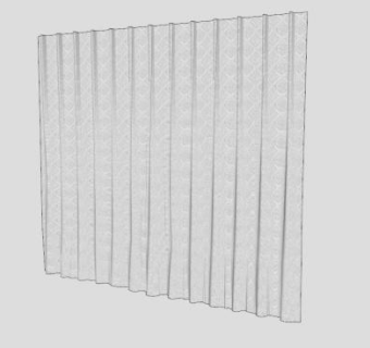 半透明卷帘SU模型下载_sketchup草图大师SKP模型