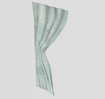 英式田园风格窗帘SU模型下载_sketchup草图大师SKP模型