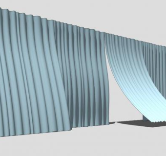 现代装饰手提帘SU模型下载_sketchup草图大师SKP模型