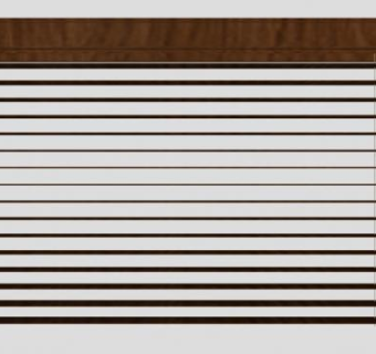 横向互动百叶窗SU模型下载_sketchup草图大师SKP模型
