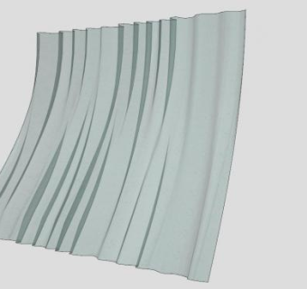手提帘纱帘SU模型下载_sketchup草图大师SKP模型