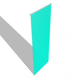 手动拉珠卷帘SU模型下载_sketchup草图大师SKP模型