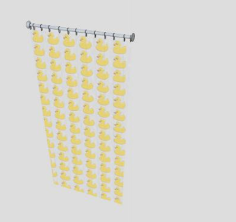 儿童浴帘SU模型下载_sketchup草图大师SKP模型