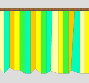 美式乡村风格窗帘SU模型下载_sketchup草图大师SKP模型