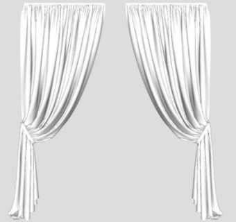 现代白色卷帘SU模型下载_sketchup草图大师SKP模型