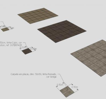 平板地毯接口SU模型下载_sketchup草图大师SKP模型