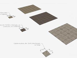 平板地毯接口SU模型下载_sketchup草图大师SKP模型