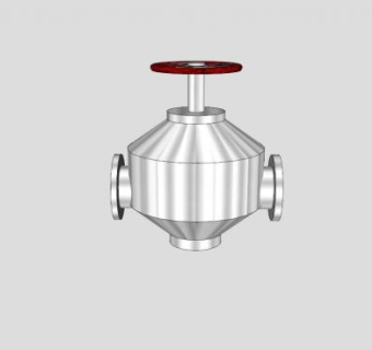 阀门开关的SU模型设计_su模型下载 草图大师模型_SKP模型