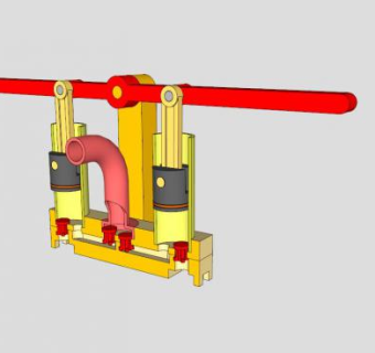 消防泵的SU模型设计_su模型下载 草图大师模型_SKP模型