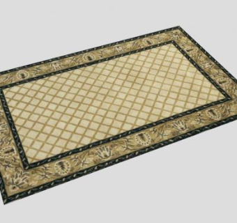 现代棕褐色地毯SU模型下载_sketchup草图大师SKP模型